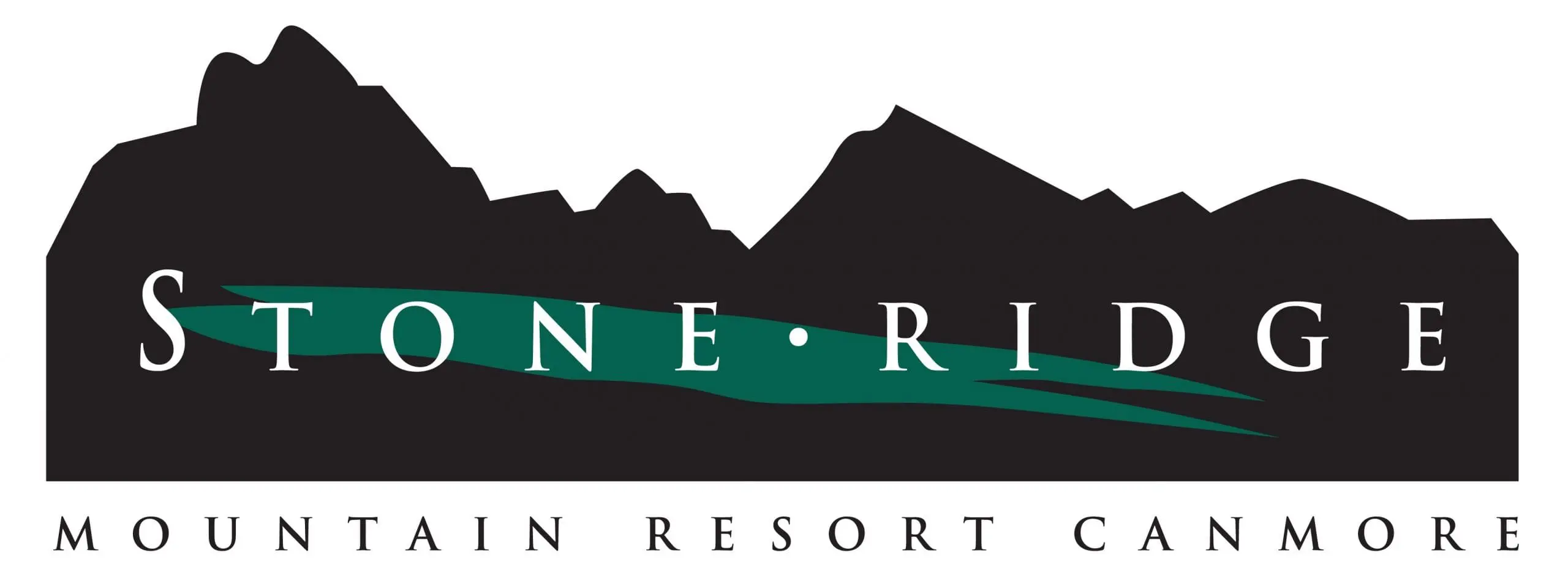Stone Ridge Mountain Resort logo with mountain silhouette and elegant typography.