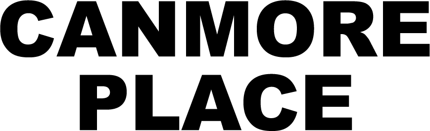 Canmore Place logo in bold black capital letters